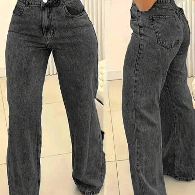 SHEIN Women&#39;s Pocket Straight Loose Casual Versatile Jeans