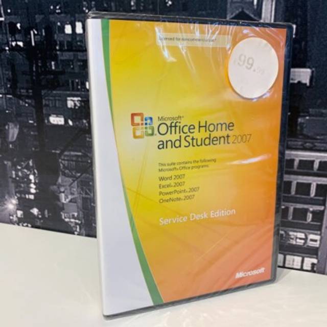 Microsoft office 2007 student home dvd 3-user for windows 10 8 7 365 word excel