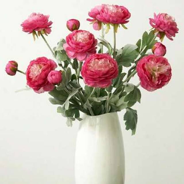 SHEIN 1PC/4PCS/6PCS, Artificial Peony, Rose, 50CM Long Non-Fading Plastic Plant Artificial Flower Bouquets For Home Decoration, Living Room, Bedroom, Balcon