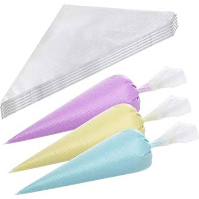 SHEIN 100pcs Clear Disposable Pastry Bag,Thickened Piping Bag Disposable Piping Pastry Bag Cream
