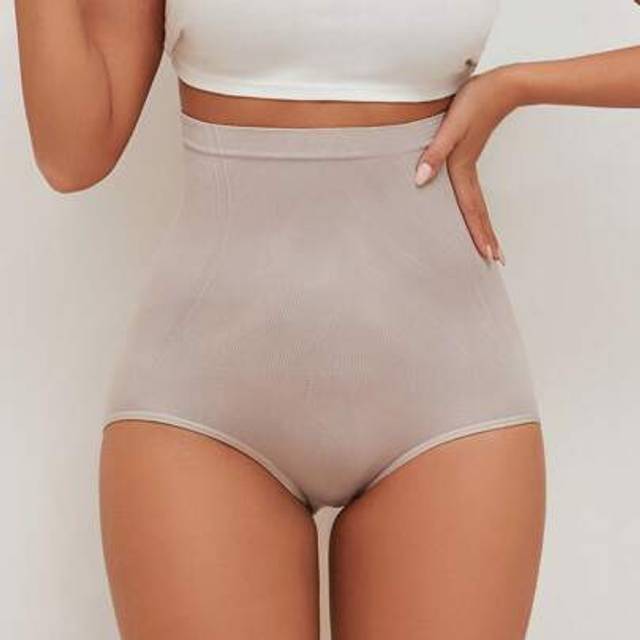 SHEIN 5pcs/Set Women Casual Minimalist Style Sports Comfy Underwear, Solid Color & Striped Printed Hipster Panty