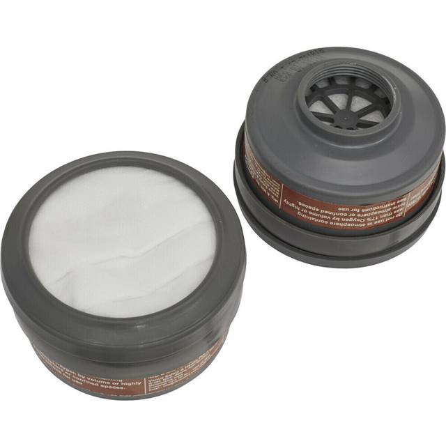 2 pack a1p2r filter cartridge - suitable for ys00292 half mask respirator