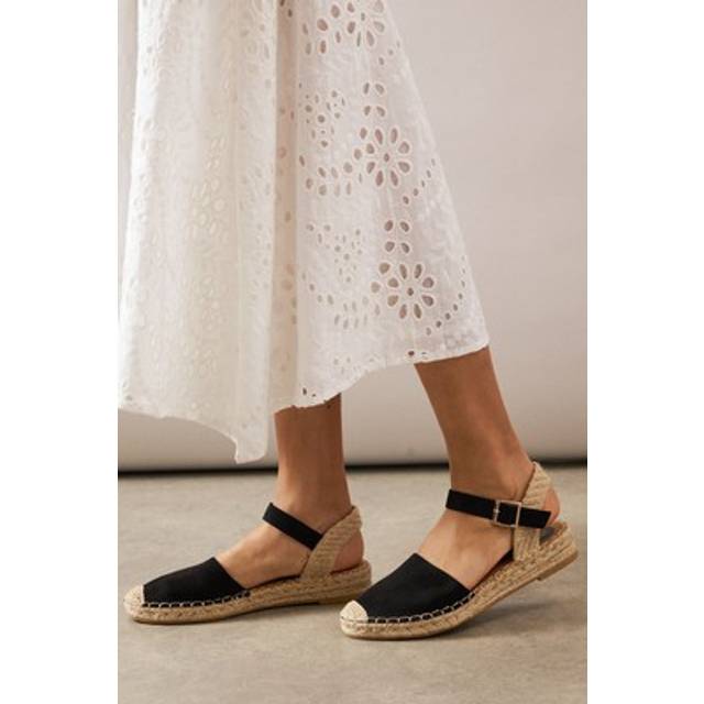 Wallis natural black espadrilles womens daywear sandals