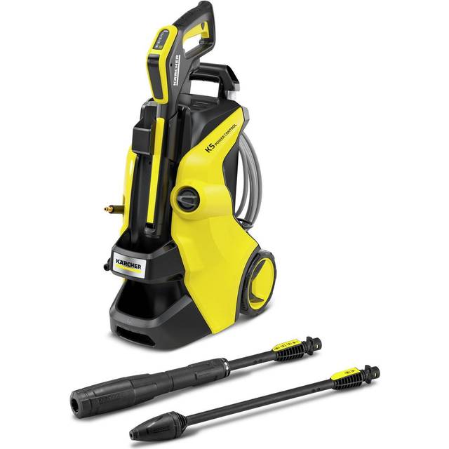 KARCHER K5 Power Control Pressure Washer - 145 bar, Yellow,Black