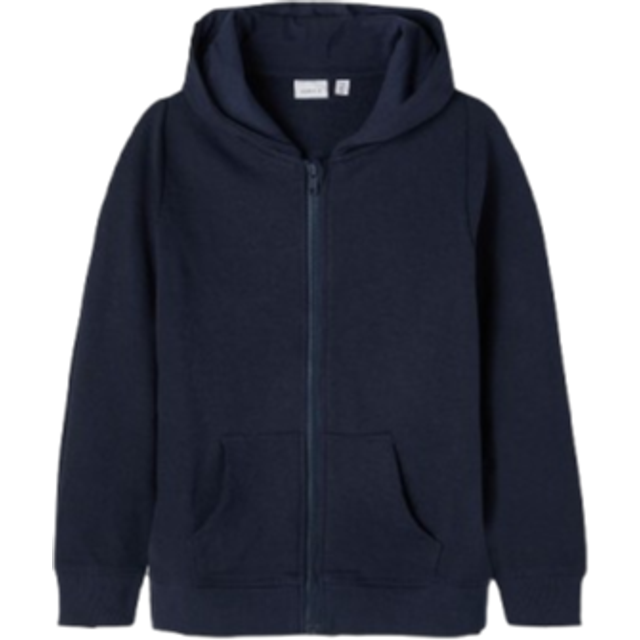 NAME IT Nkmnesweat Card W Hood Unb Noos |Marinblå |158-164
