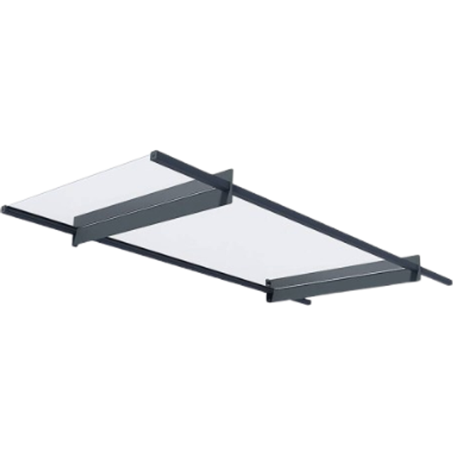 Palram - Canopia Door Canopy Nancy 2050 Grey Clear