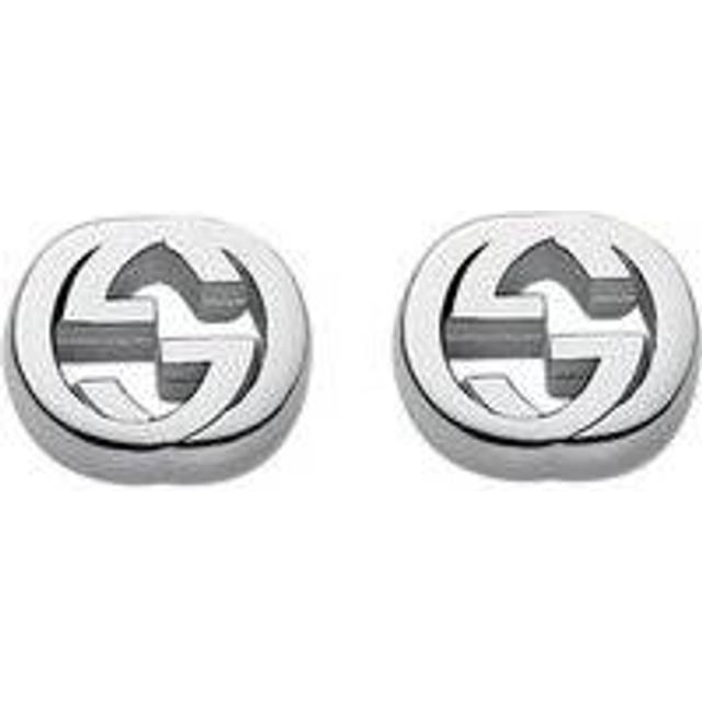 Gucci Womens Silver (silver) Interlocking G Sterling Stud Earrings - SILVER