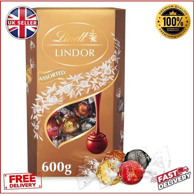 Lindor assorted chocolate truffles box - approx. 48 balls 600 - the -