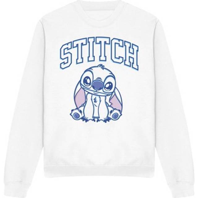 Lilo And Stitch Brush Stroke Collegiate Sweatshirt S-2xl, White