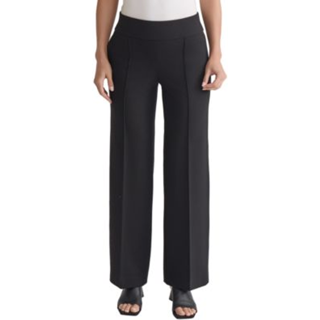 Jones New York Pintuck Wide Leg Pant