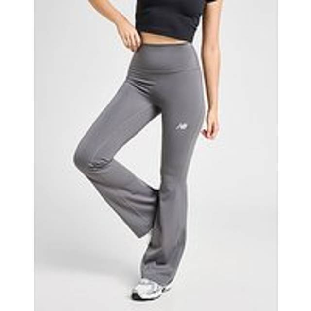 New Balance Essential Logo Flare Leggings - Grey - Womens - S