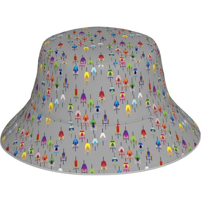 (The Peloton â Cyclists_22160) Bucket Hat Reversible Reflective for Men Women - UV50+ Sun Protection Double-Sided Fishing Hat with 360 Safety Strips