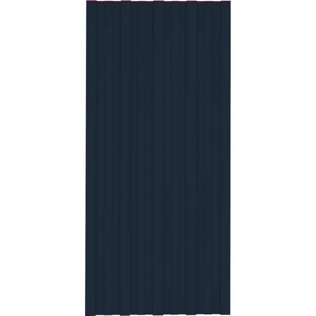 vidaXL Roof Panels 36 pcs Galvanised Steel Anthracite 100x45 cm