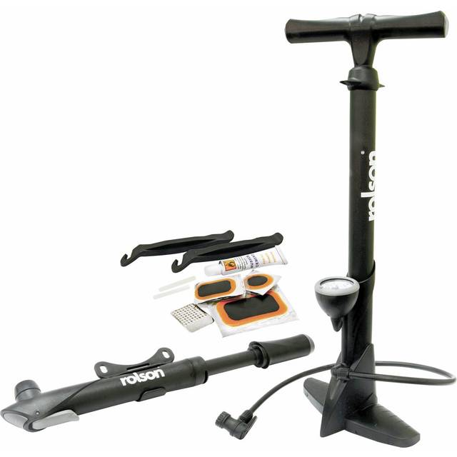 Rolson Track and Hand Bike Pump and Puncture Repair Kit