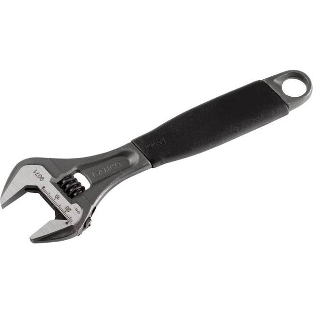 Bahco Black ERGO Adjustable Wrench 300mm 12in Jaw Capacity 34mm BAH9073