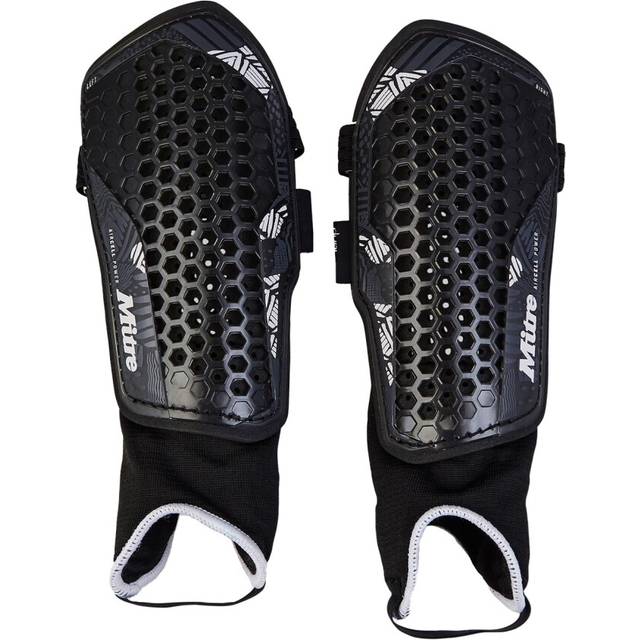 Miter Mens 2024 Aircell Technology Shin Guards XS svart/vit
