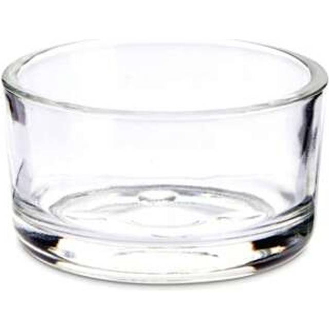 SHEIN 12pcs Clear Glass Tea Light Candle Holders, Tea Candle Cups, Tea Light Candle Holders, Suitable For Wedding Party Dinners, Table Decorations, Parties,