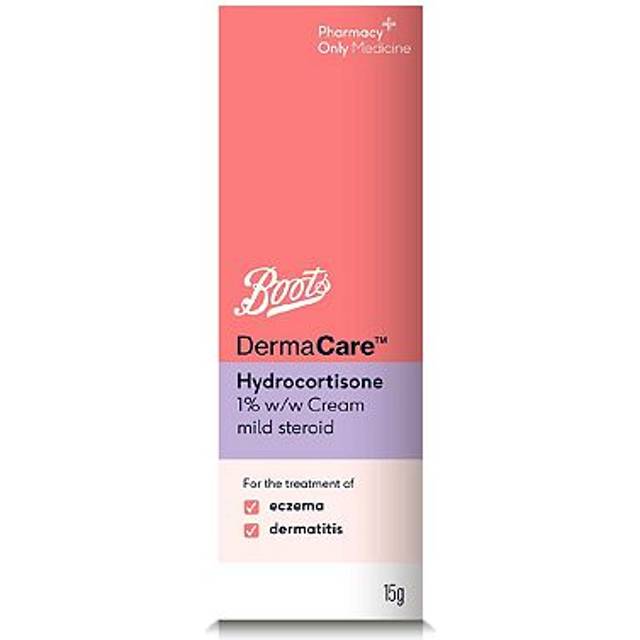 Boots DermaCare Hydrocortisone 1% w/w Cream mild steroid - 15g