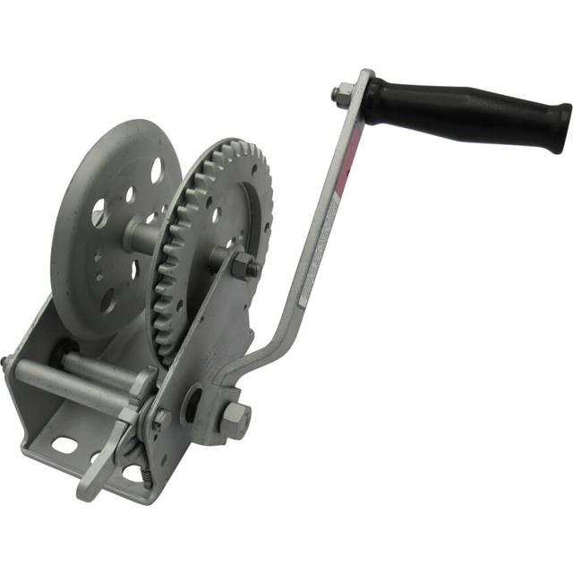 (Duracoat, 1200lb / 540kg) Manual Trailer Hand Winch (Hand Operated Crank)