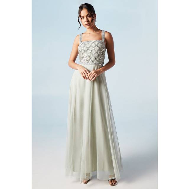 Coast sage a-line dress womens bridesmaids dresses