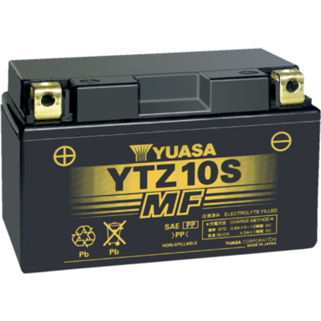 Yamaha mt-07 gt abs 2019 yuasa battery ytz10s(wc)
