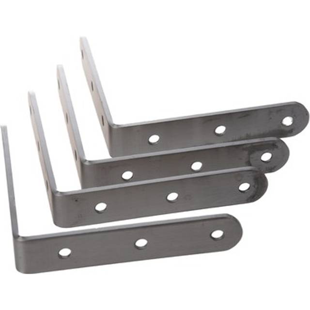 4 x stainless steel shelf support corner brace angle bracket 100x100mm x5f62430