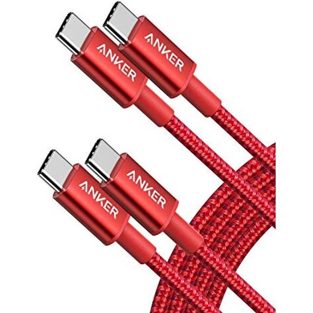 USB C Cable, Anker 2 Pack New Nylon USB C to USB C Cable, USB 2.0 Type C Charging Cable for iPad Mini 6th Gen, MacBook Pro 2020, iPad Pro 2020, iPad