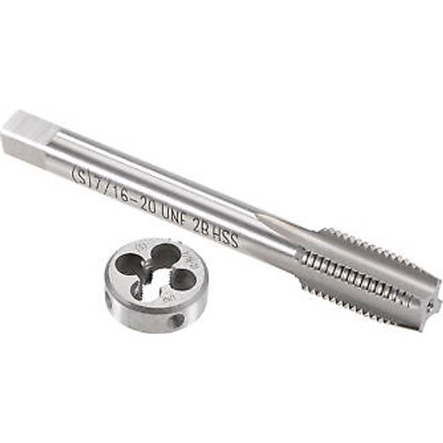 7/16"-20 unf tap and die set hss thread tap with round threading die right hand