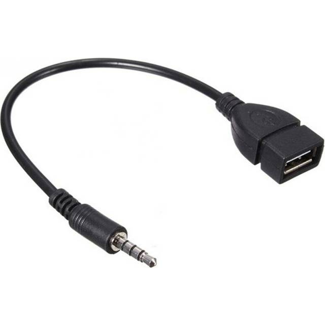 Audio Convert Wire Car AUX Cable A Female OTG Converter Adapter Cable 3.5mm Male Audio AUX Jack to USB 2.0 Type