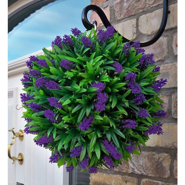 28cm Purple Lavender Flower Ball - Best Artificial