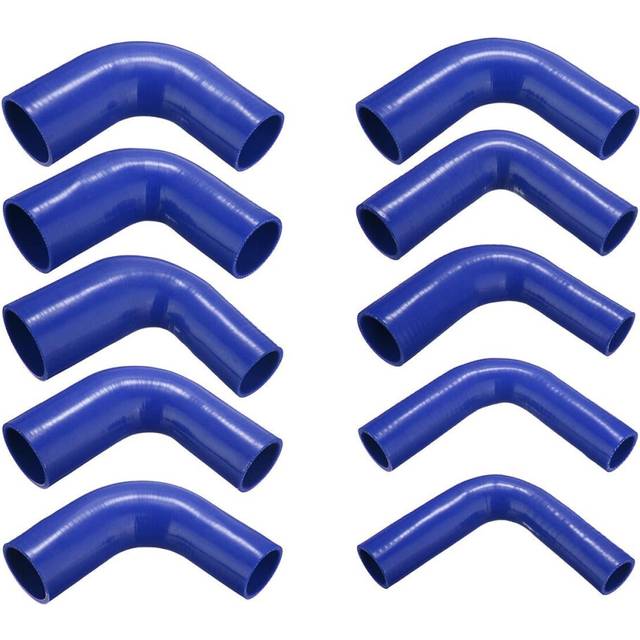 (#2: 35-32mm) 25-76mm 90 Degree Silicone Hose Elbow Bend Multi-size Vacuum Hose Tubing Turbo Coolant Tube