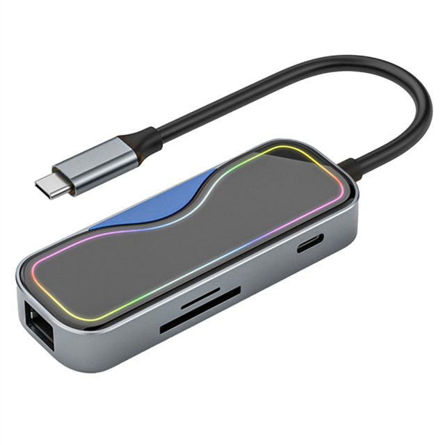 Type-C Docking Station Gigabit Network Port HUB Hub Extender USB3.0 Splitter