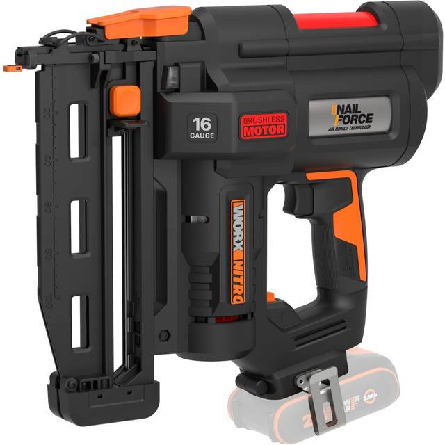 Worx Nitro 20V 16 Gauge Finish Nailer Body Only in Black