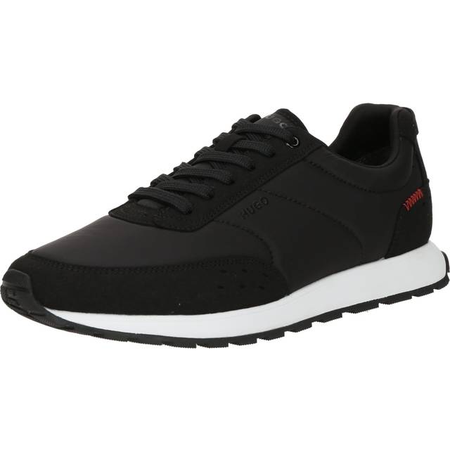 HUGO for man. 50548502 Trainers Icelin black (46), Flat, Laces, Casual