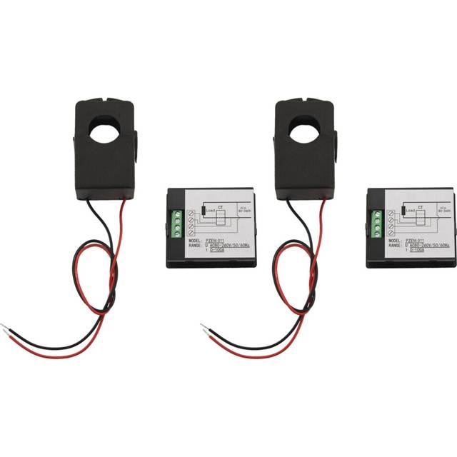2X Single Phase Digital Electric Saver Power Meter Wattmeter 220V 100A Energy Meter Pzem-011 with Ct Split