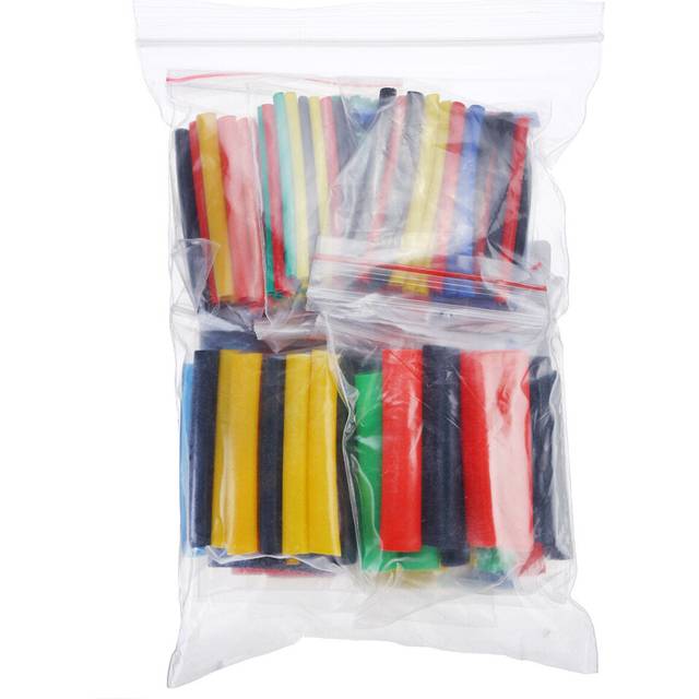 (164pcs) 164Pcs/530Pcs/560Pcs Heat Shrink Tube Solder Seal Heat Shrink Butt Wire Connectors Terminals Waterproof