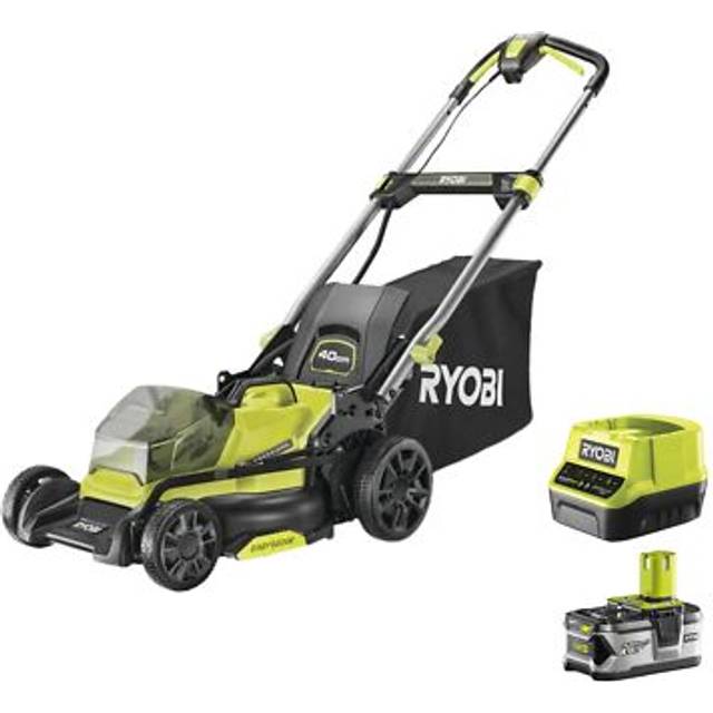 Ryobi ry18lmx40c-140 battery lawnmower 18v 40cm 50lt mulching 1x4.0ah