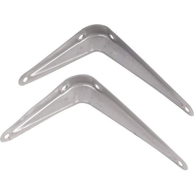 Fixman 393173 London Grey Shelf Brackets 100 x 75mm - Display Box of 20
