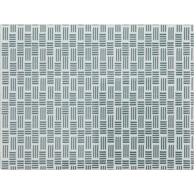 Argos Home Rectangular Patterned Glass Work Top Saver - Grey