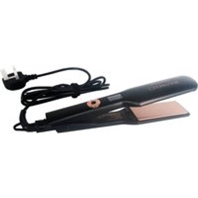 Beautaholics GlamShine Wide Plate Hair Straighteners - Black