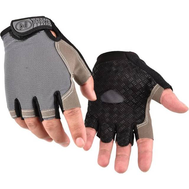 (3, XL) Gloves Gym Gloves Fitness Training Fingerless Men Women Bodybuilding Exercise
