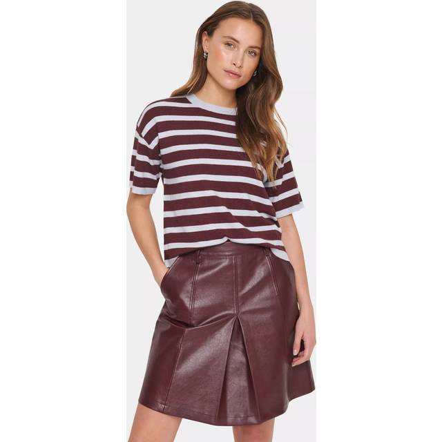Saint Tropez Likam Short Sleeve Stripe Jumper