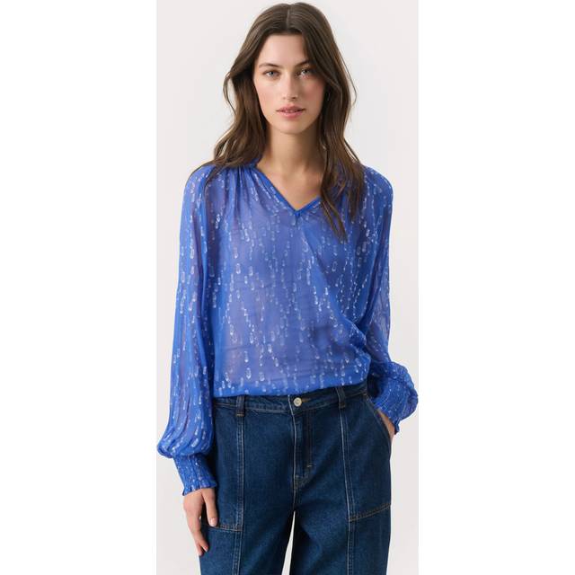 Part Two Teia V-Neck Long Sleeve Blouse