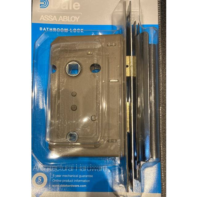 NP 63mm Bathroom Mortice Lock (Clam Packed)