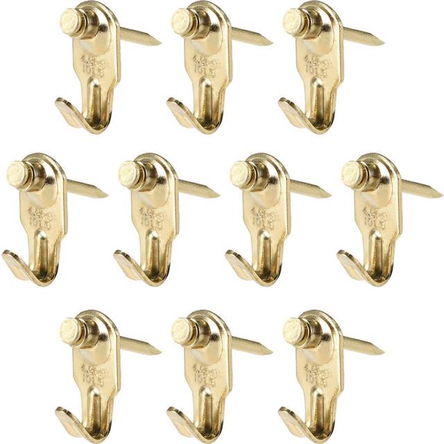 Picture Hangers, Photo Frame Hanging Hooks Kit With Nails, Holds 10 Lbs, 25 Pcs
