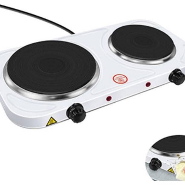 TEMU Single/double Electric Hot Plate Portable Table Top Cooker Hob Electric Single Burner With Dual Temperature Control For Bbq Home Kitchen Camping Cooking Boiling Fryer