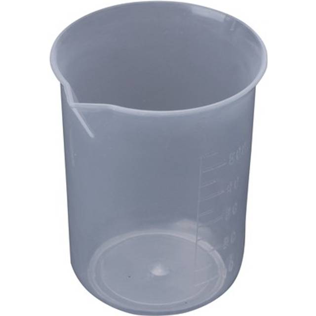 50ml graduated beaker clear plastic measuring cup for lab 2 pcs c5f66355