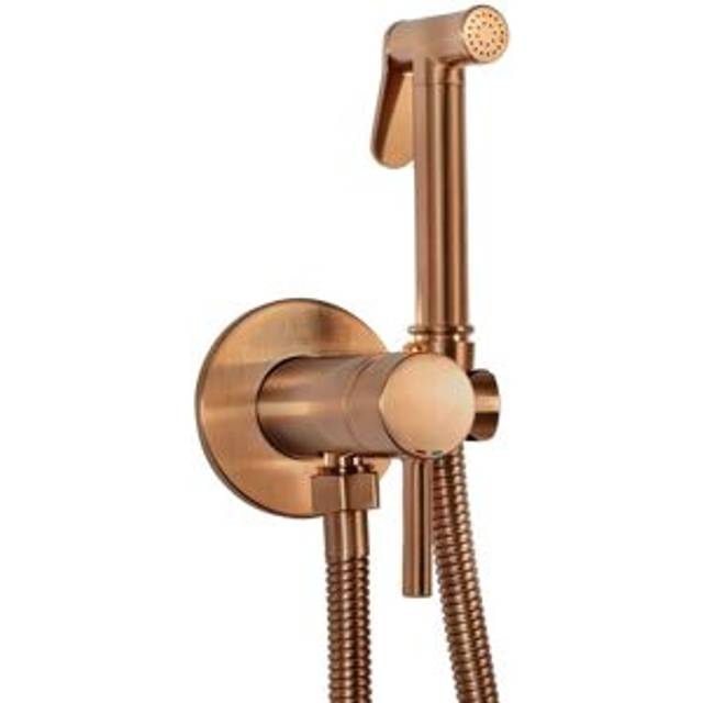 REA - bidet faucet loop lungo brushed copper