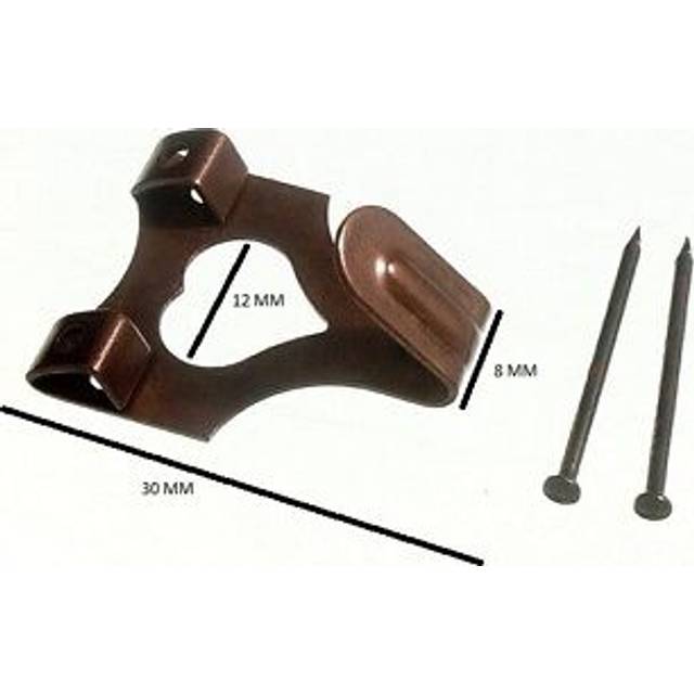 Double Picture Photo Hanging Hooks No. 3 Bronzed & Pins Pack 100 + Pins