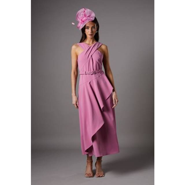 Coast Pink Midi Dress Womens Occasion Dresses